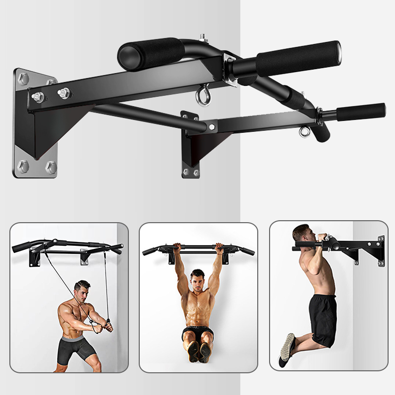 Home Gym On Wall - Wall-Mounted Pull-Up Bar-Drill Installation, Home Gym