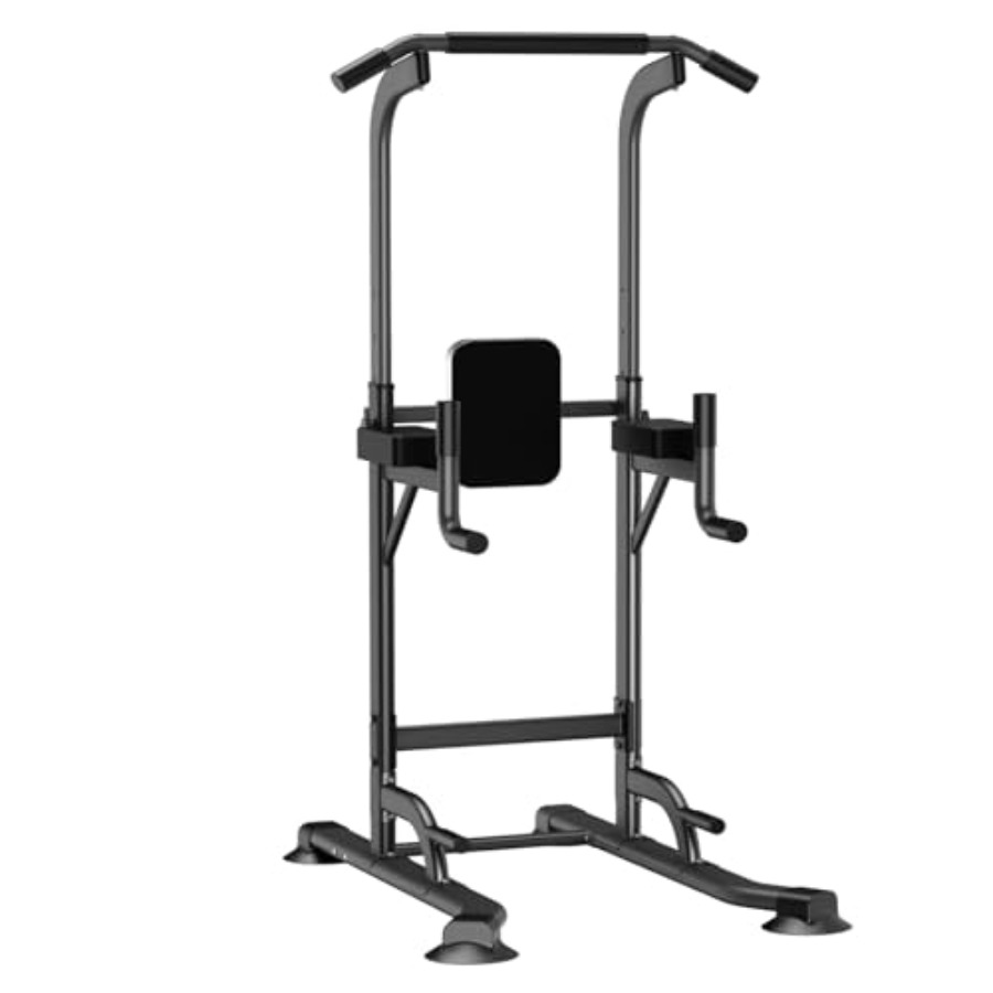 Home Gym Pull Up - Home gym power tower: steel, black,
