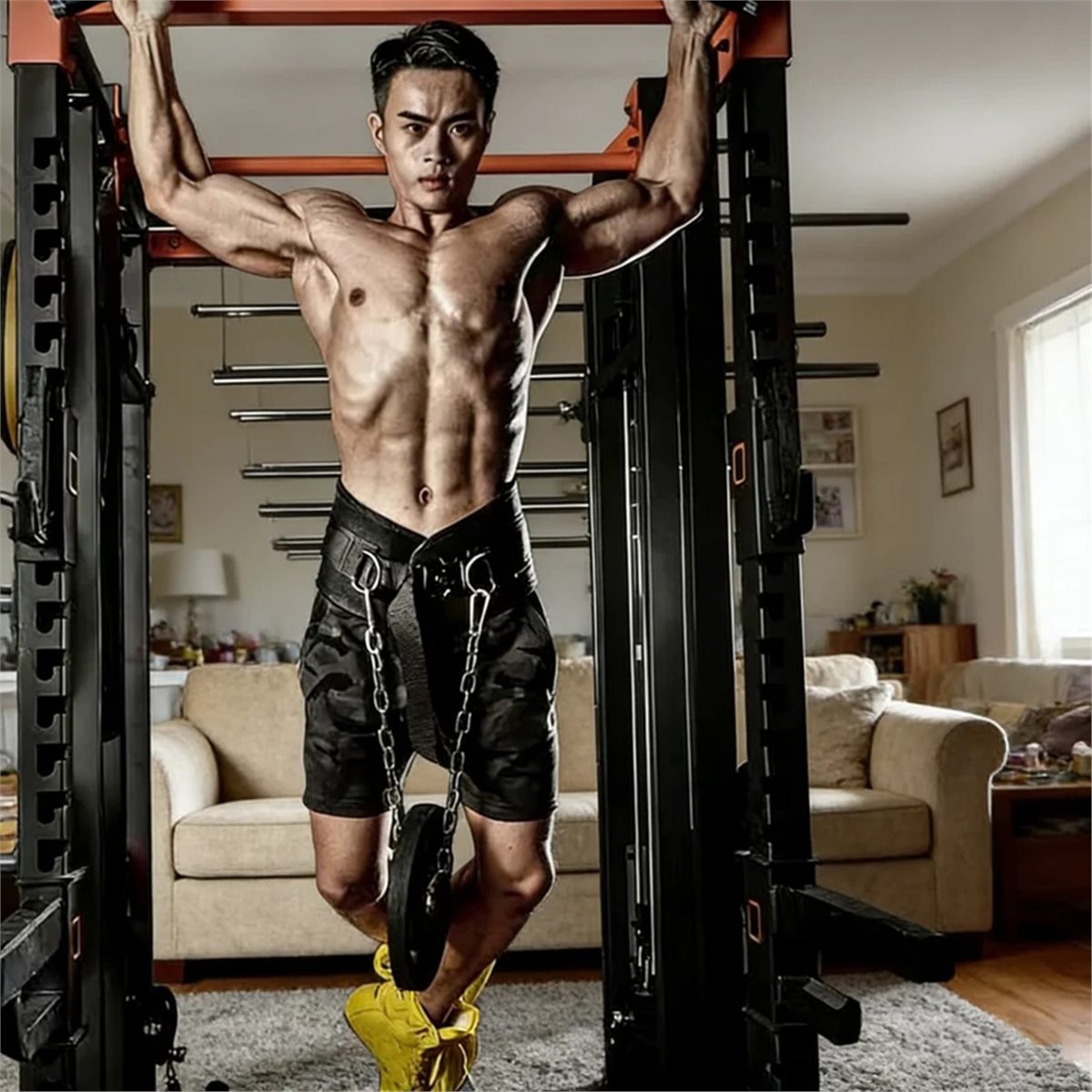 Home Gym Unit - 【COUNTDOWN DEAL】 Heavy Duty Belt Adjustable