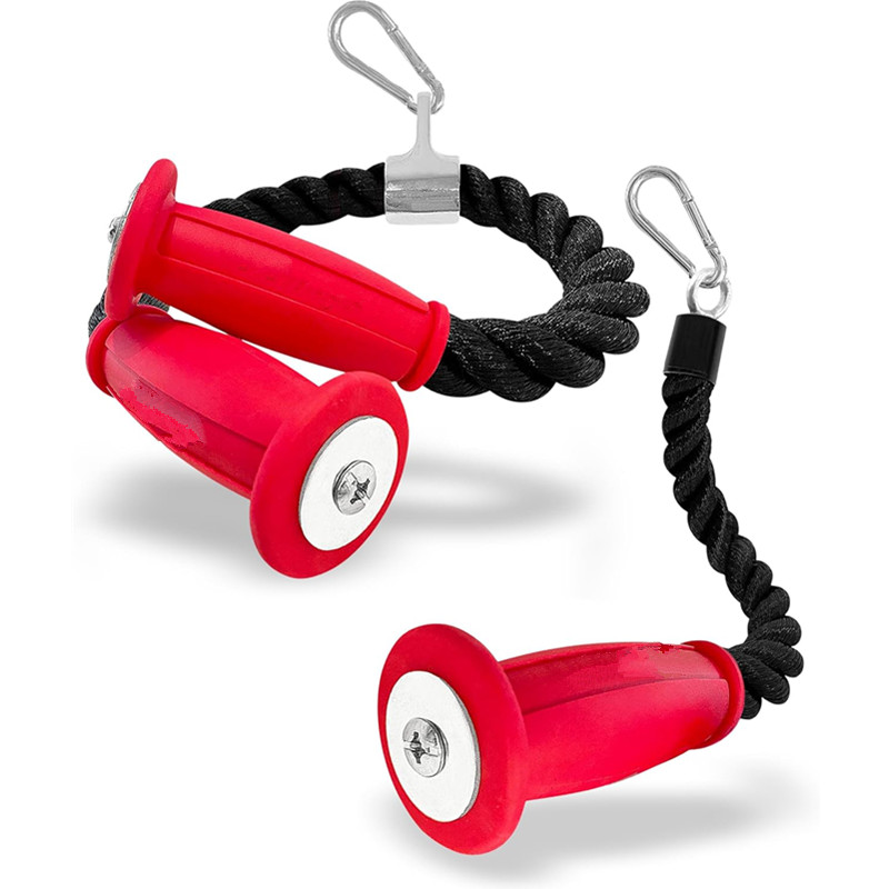 Home Gym Mini - Ergonomic Tricep Ropes Non-Slip Cable Attachment