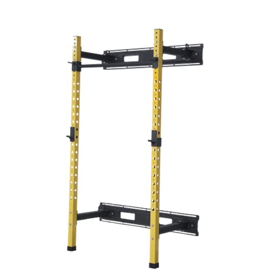 Home Gym Pull Up - Home gym wall-mounted folding squat rack