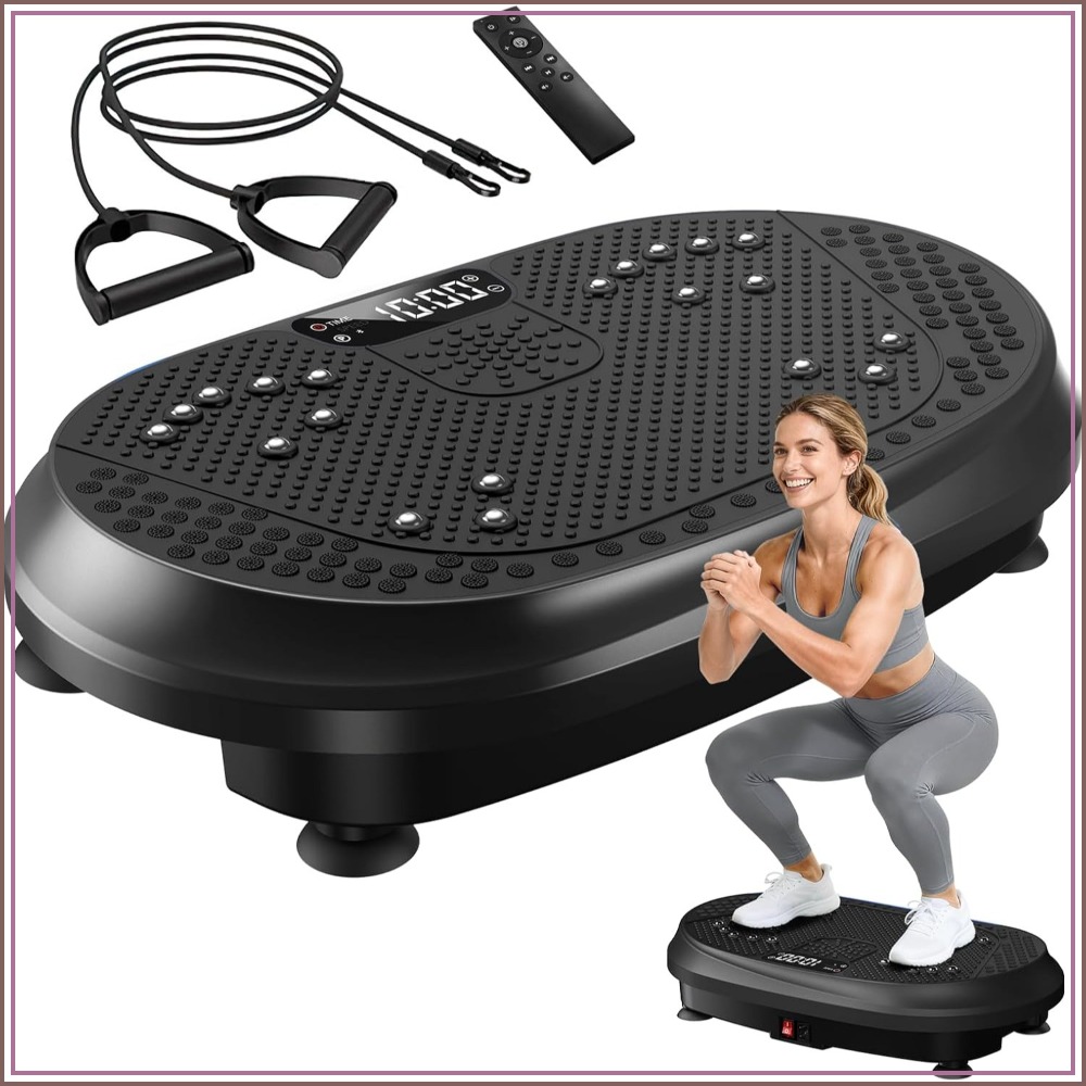 Home Gym Full Setup - Vibration Plate Exercise Machine for Lymphatic
