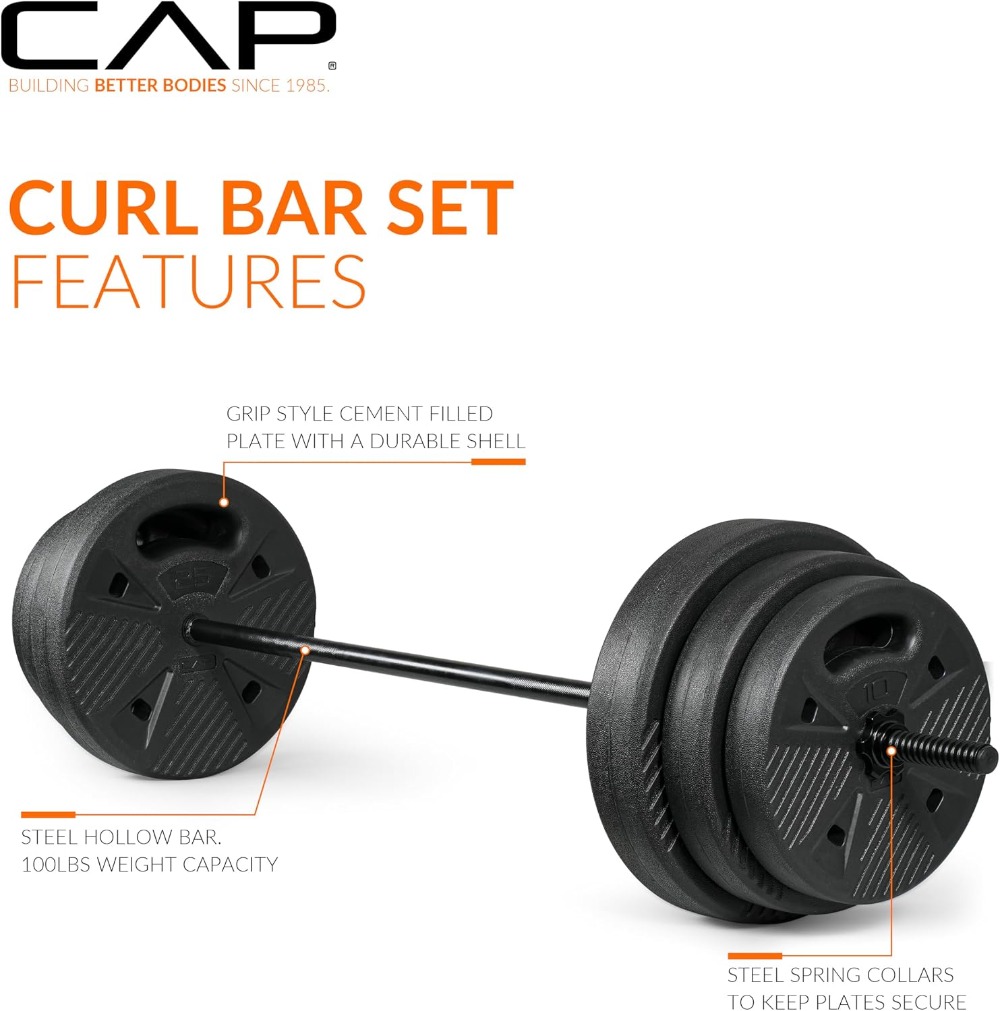 CAP Threaded Barbell Set with  – обзор и цена Home Gym Mini