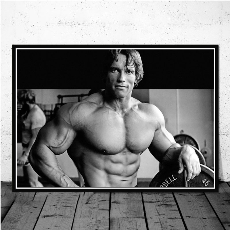 Poster Prints Oil Painting Arn – обзор и цена Home Gym On Wall