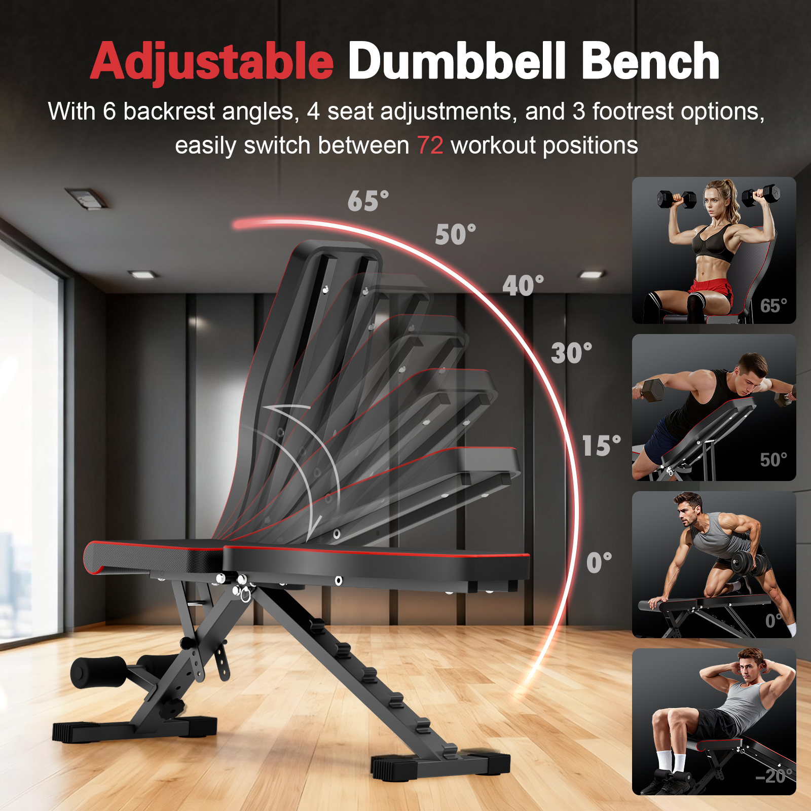 Multifunctional Dumbbell Bench – обзор и цена Home Gym Full Setup