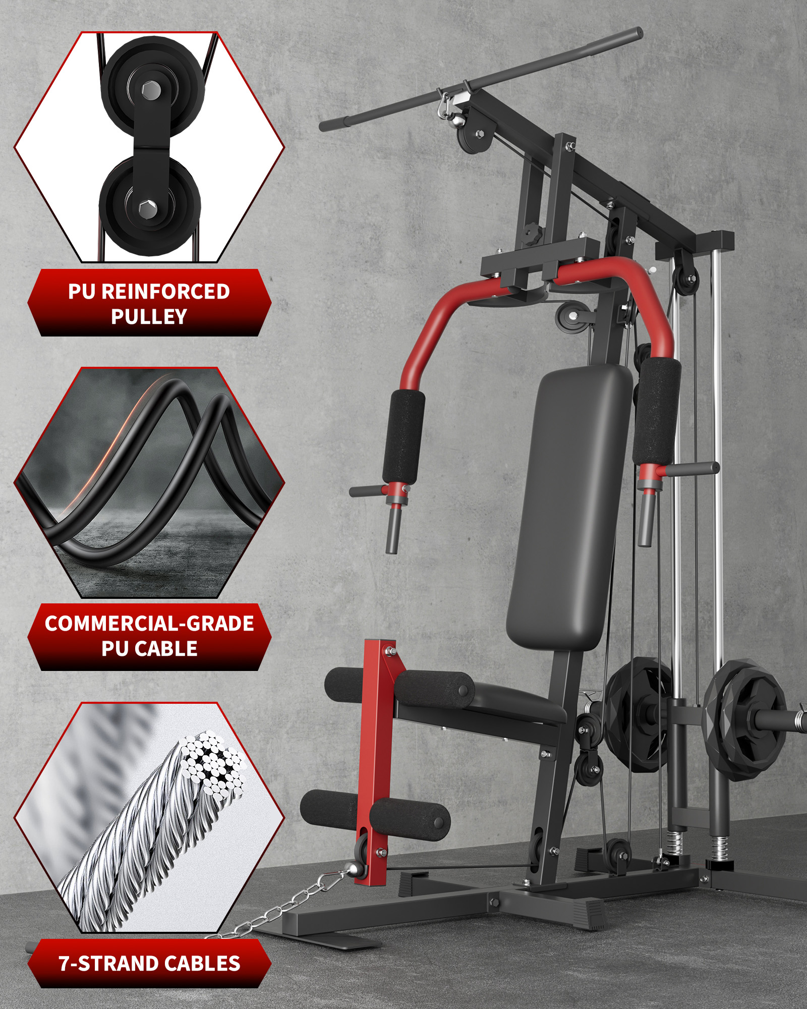 5-In-1 Multifunctional Home Gy – обзор и цена Home Gym Full Setup