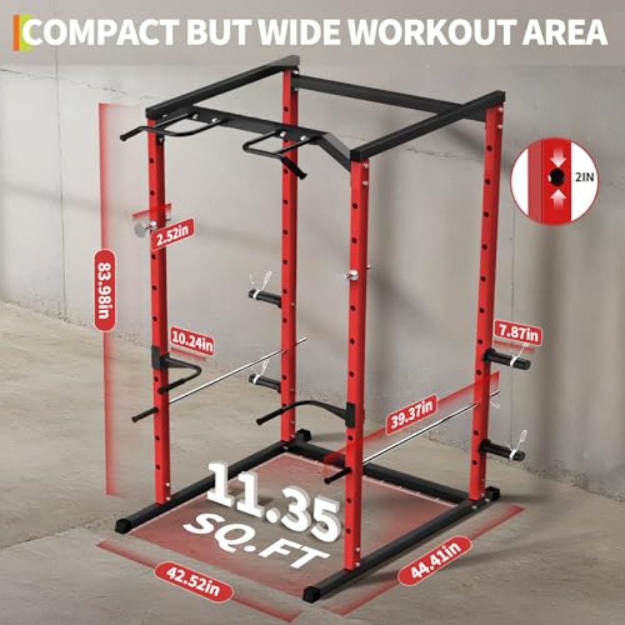 Heavy-Duty Power Cage with Pul – обзор и цена Home Gym Pull Up