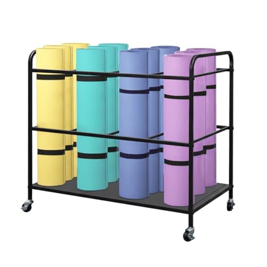 Yoga Mat Rack Storage Basket w – обзор и цена All In One Gym Home Equipment