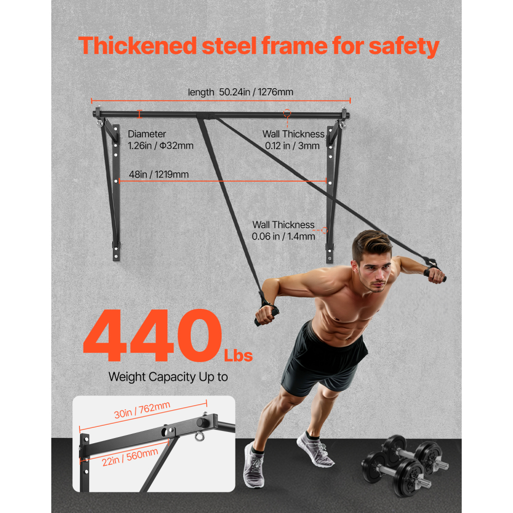 Ye Wall Mounted Heavy Duty Pul – обзор и цена Home Gym Pull Up