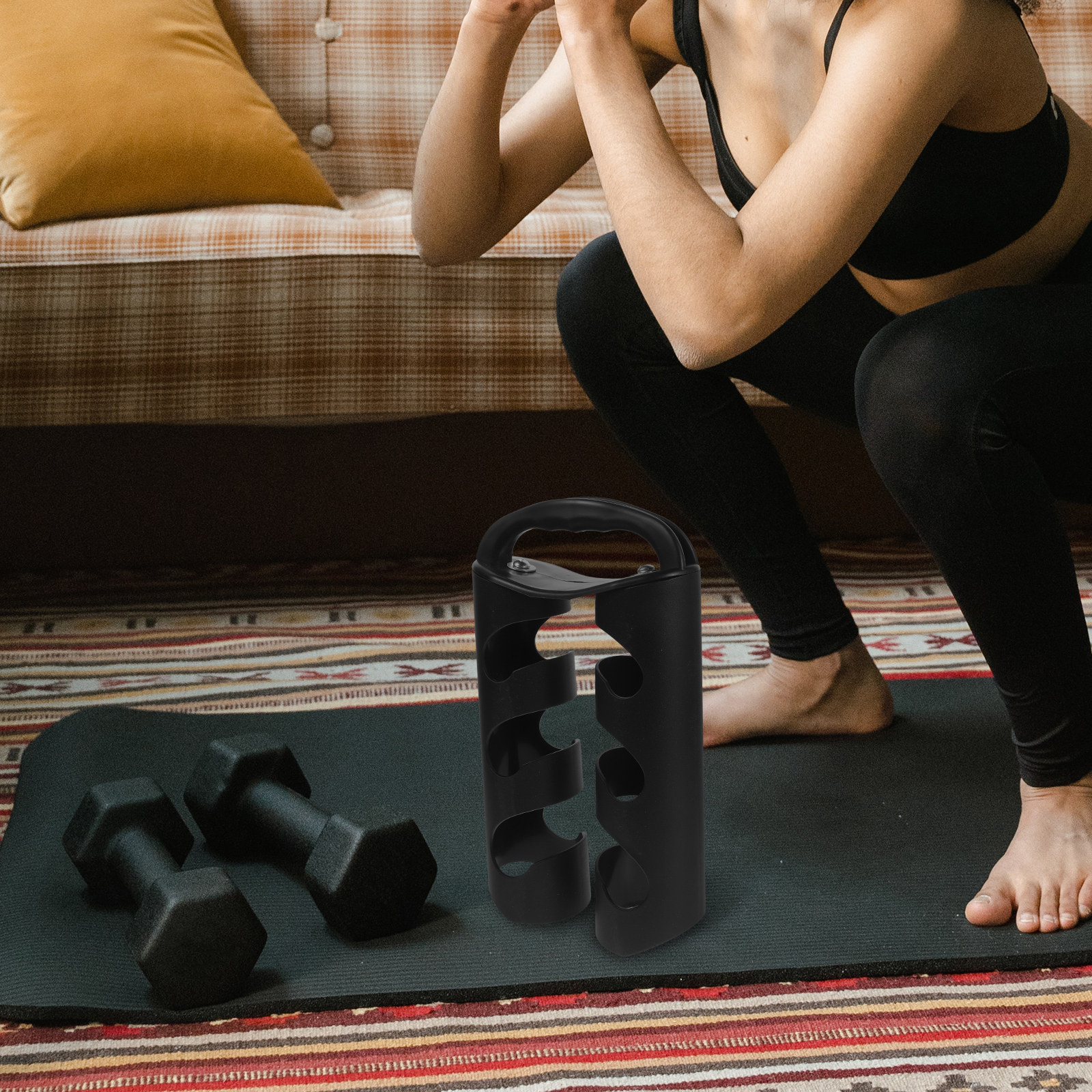 Compact Plastic Dumbbell Rack  – обзор и цена Home Gym For Small Spaces
