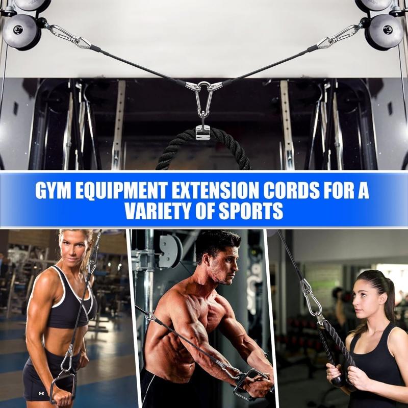 1/2 pcs gym cable extension co – обзор и цена Home Gym Bowflex Machine