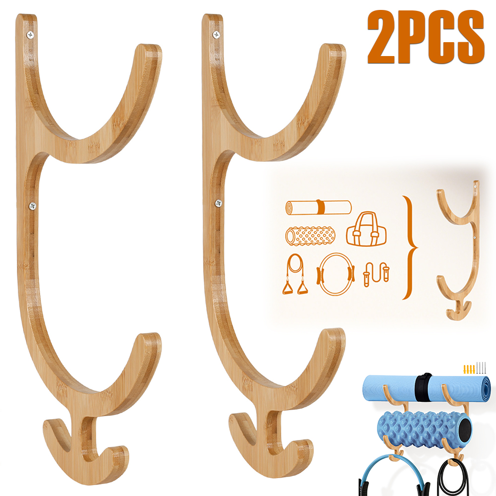 2Pcs Yoga Mat Storage Rack Wal – обзор и цена Home Gym On Wall