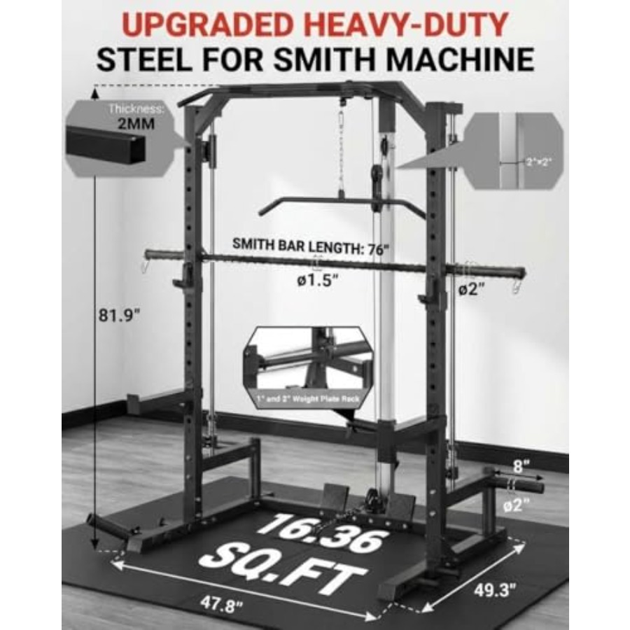 Home gym Smith machine: steel, – обзор и цена Home Gym For Small Spaces