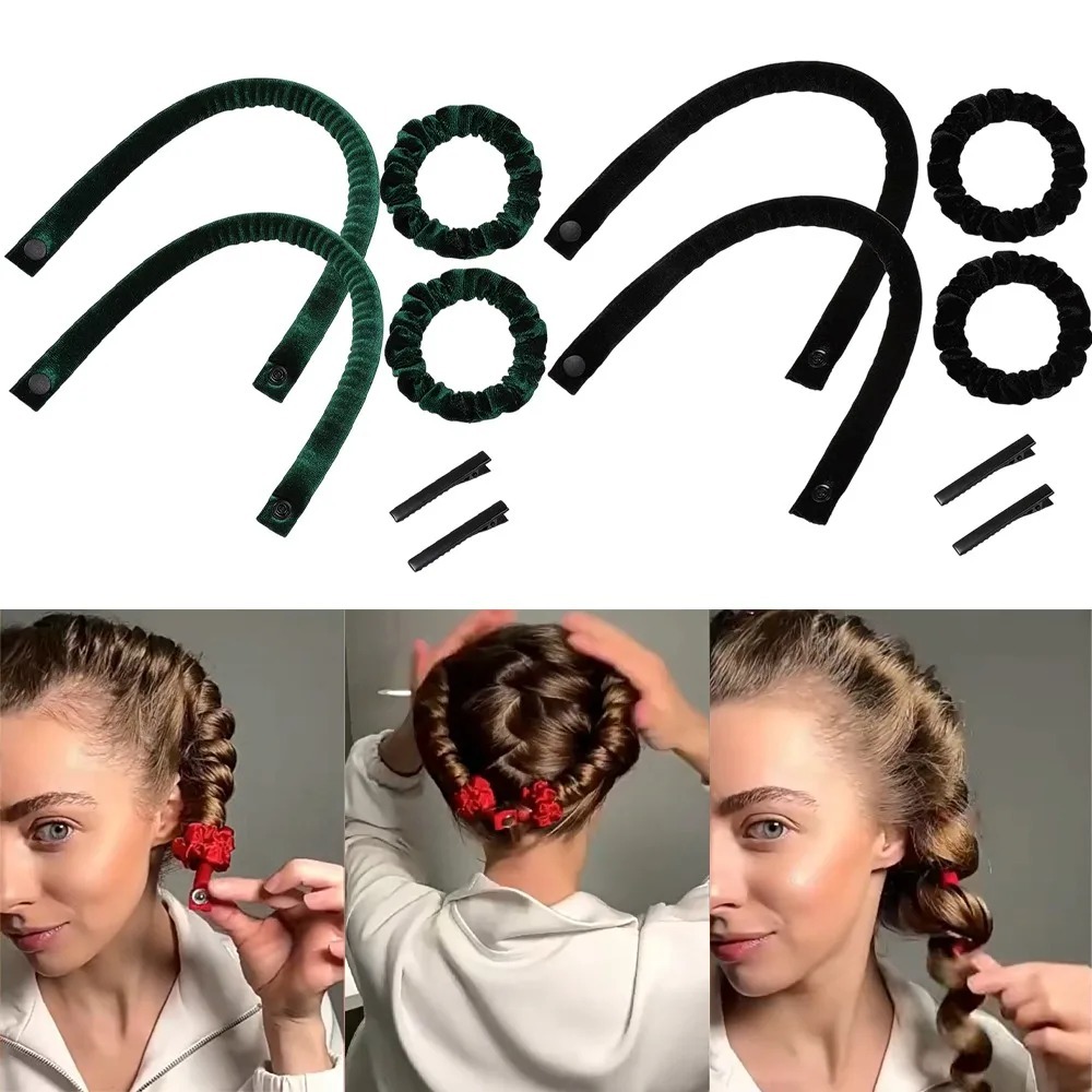 6Pcs Flannel Heatless Curling  – обзор и цена Preacher Curl Pad