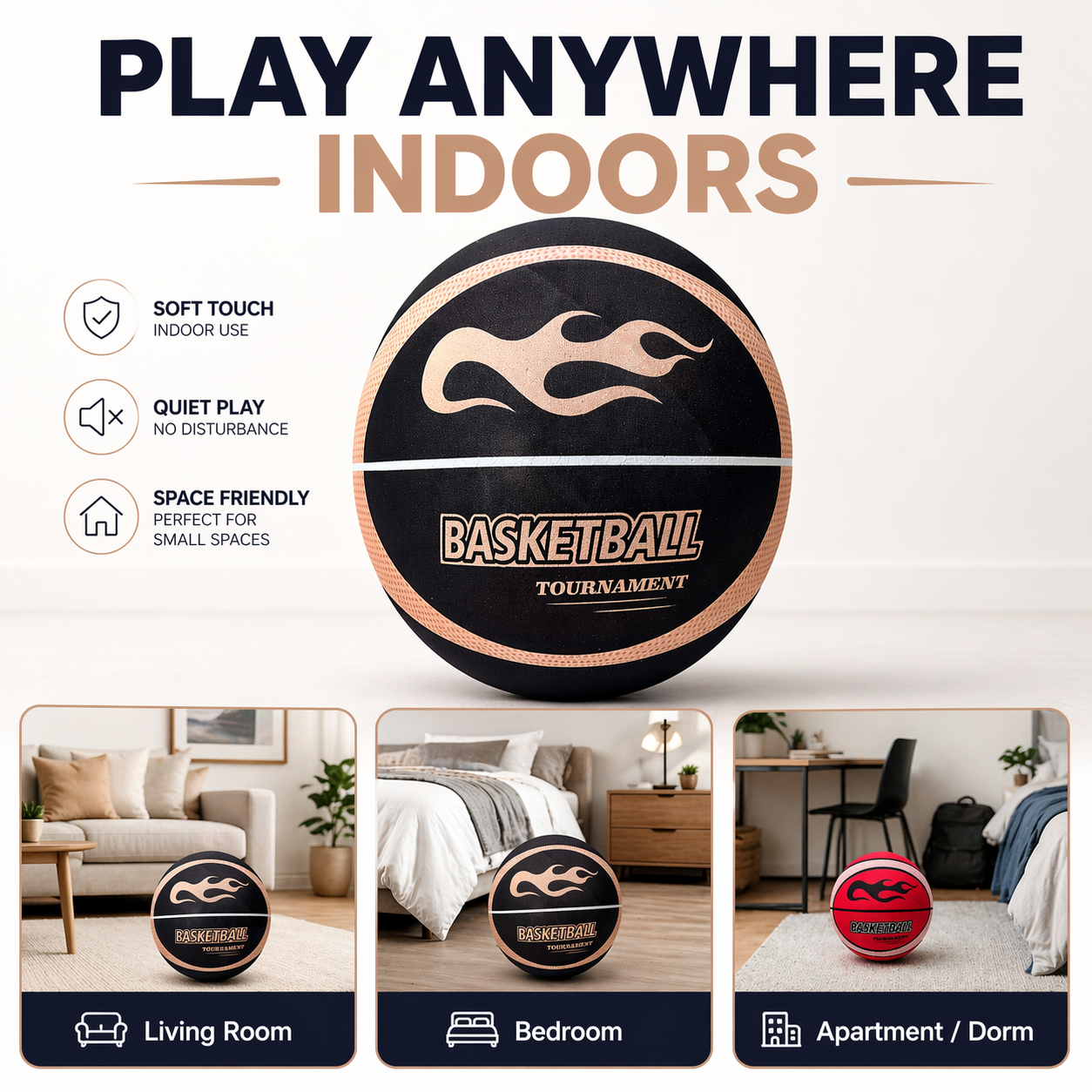 Fabric Cover Silent Basketball – обзор и цена Home Gym Fitness