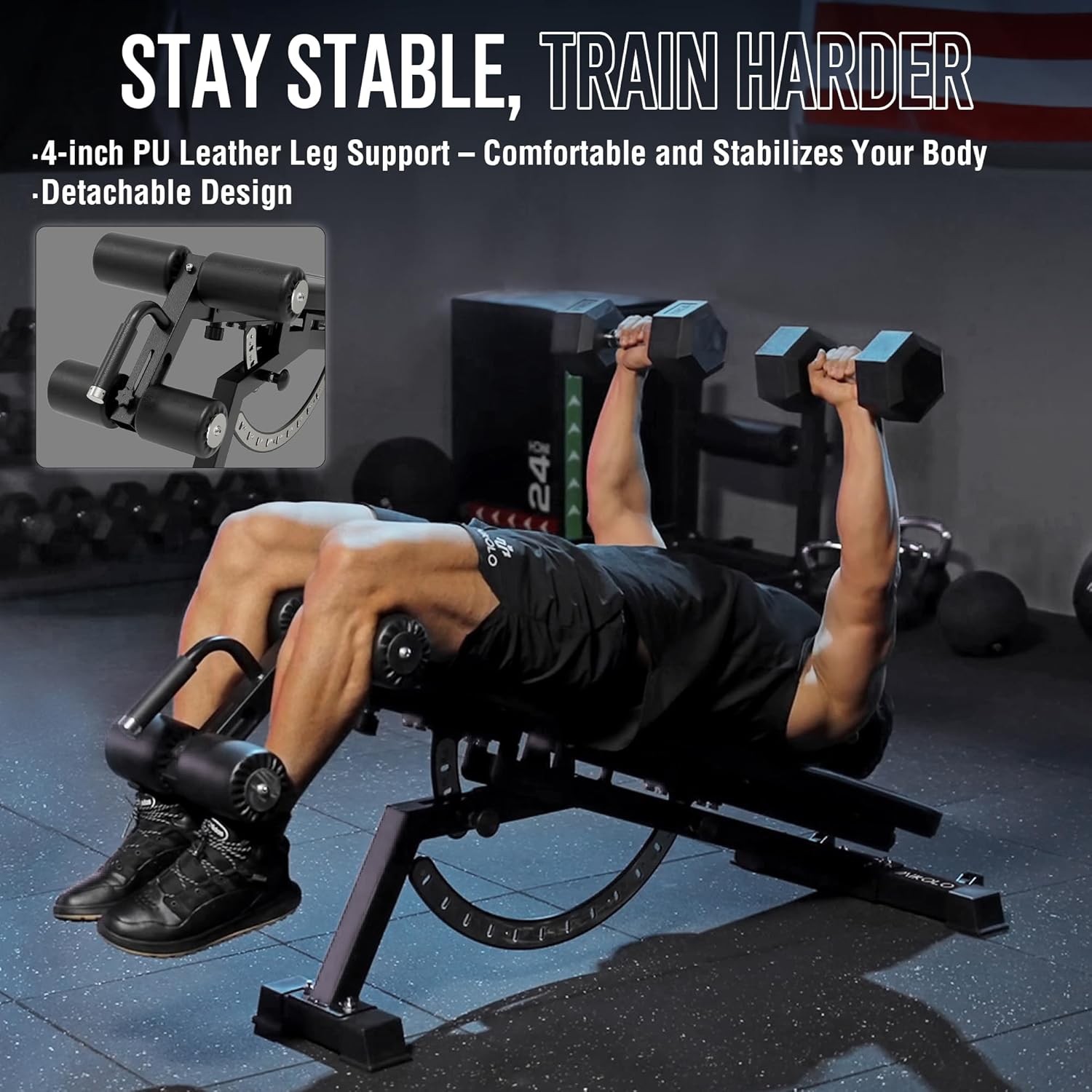 Home Gym Weight Bench - Steel  – обзор и цена Home Gym Leg