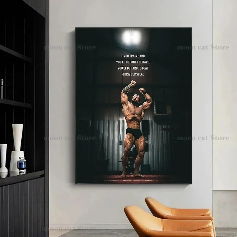 Canvas Painting Chris Bumstead – обзор и цена Home Gym On Wall