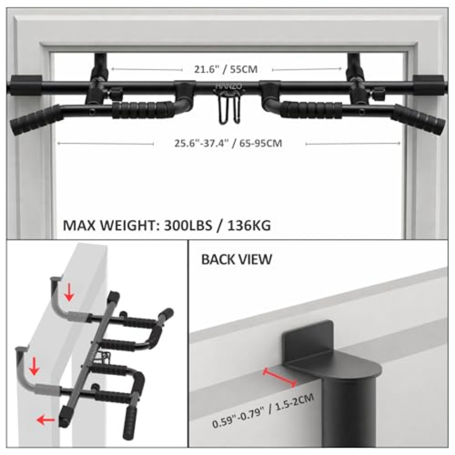 Doorway Pull Up Bar Set with S – обзор и цена Home Gym Mini