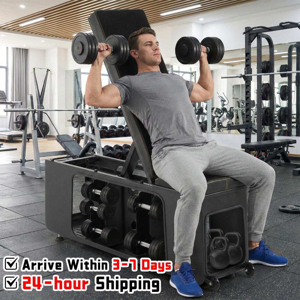 4-in-1 Adjustable Weight Bench – обзор и цена Home Gym For Small Spaces