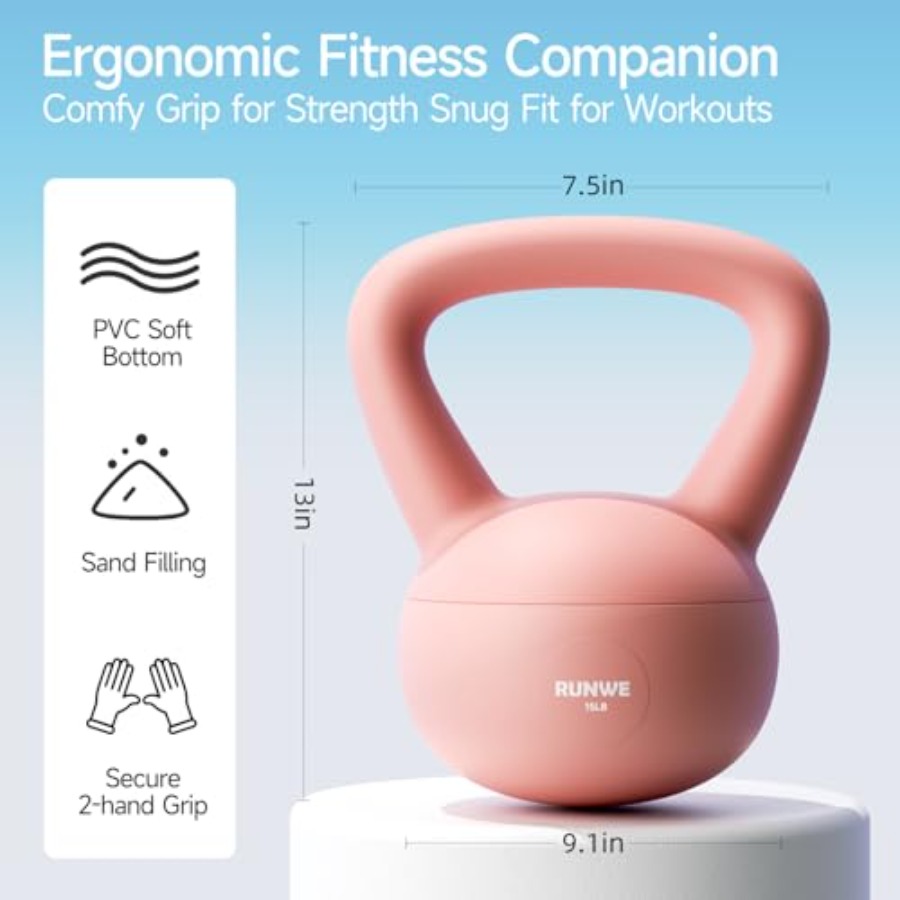 Soft Kettlebell for Women 15lb – обзор и цена Home Gym In Apartment