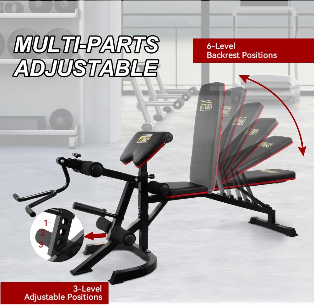 Adjustable Weight Bench for Ho – обзор и цена Home Gym Leg