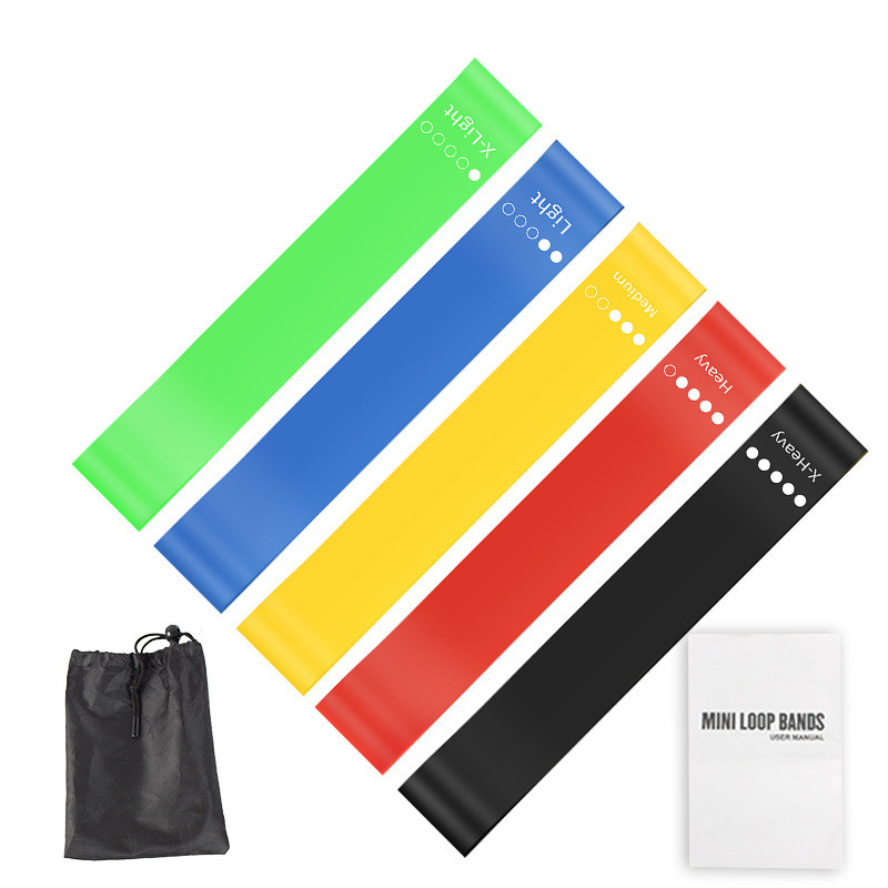 5Pcs TPE Resistance Bands Set  – обзор и цена Home Gym Mini