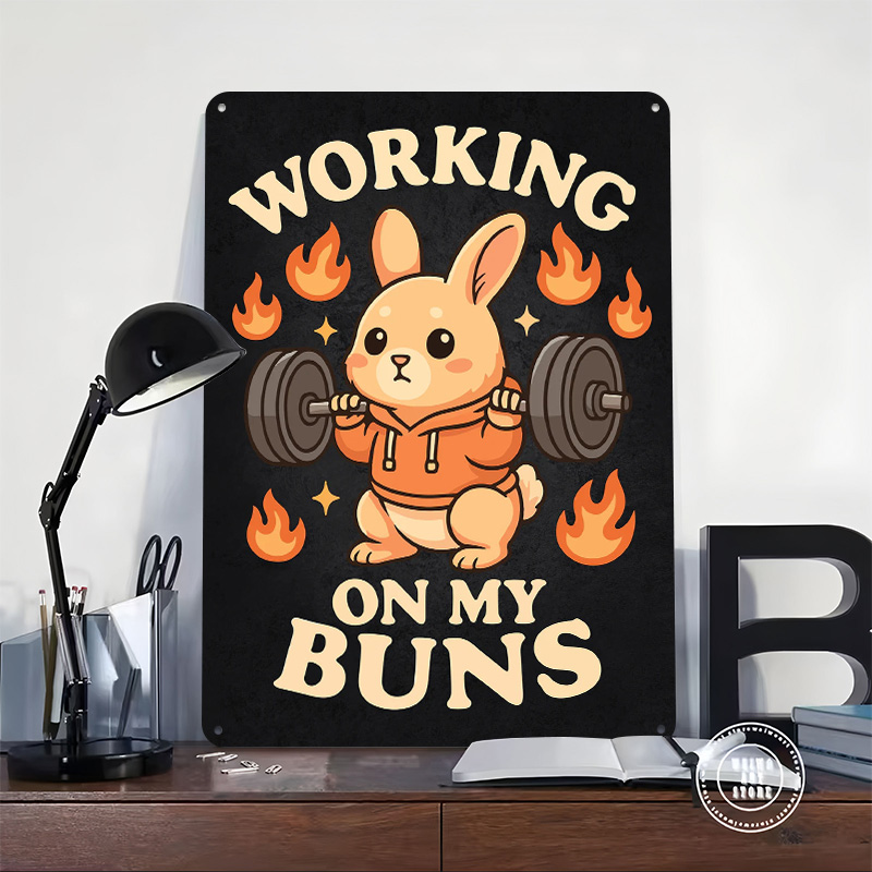 Working On My Buns – Cute Gym  – обзор и цена Home Gym On Wall