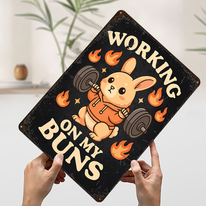 Working On My Buns – Cute Gym  – обзор и цена Home Gym On Wall