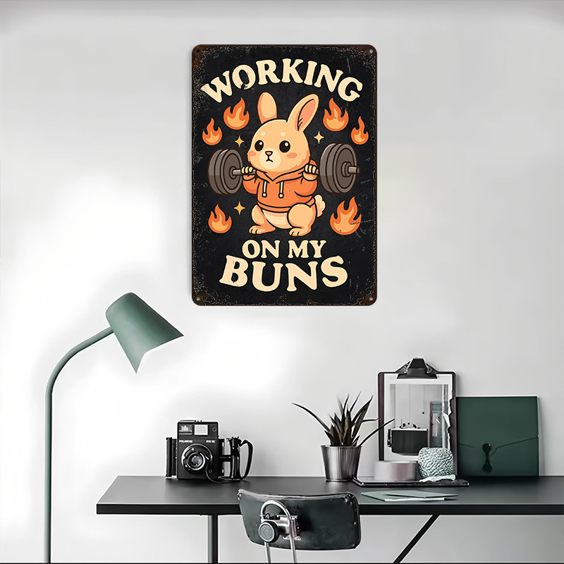 Working On My Buns – Cute Gym  – обзор и цена Home Gym On Wall