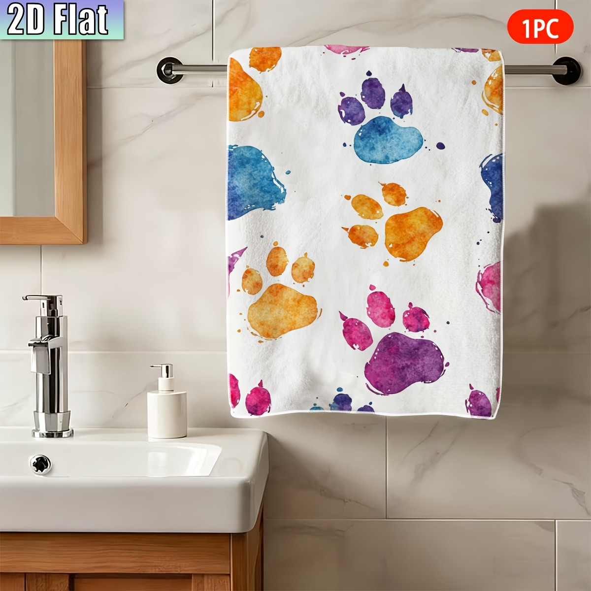 1pc Watercolor Pet Paw Print S – обзор и цена Home Gym Unit